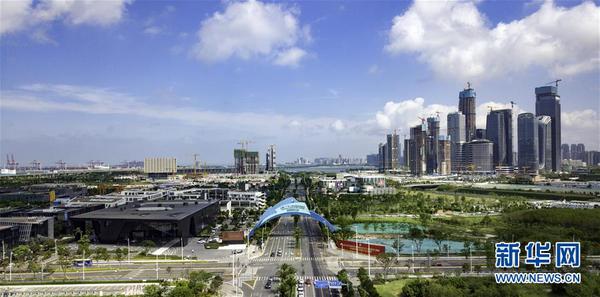 这是广东自贸试验区深圳前海蛇口片区（2018年5月15日摄）。 新华社发（丘根茂 摄）