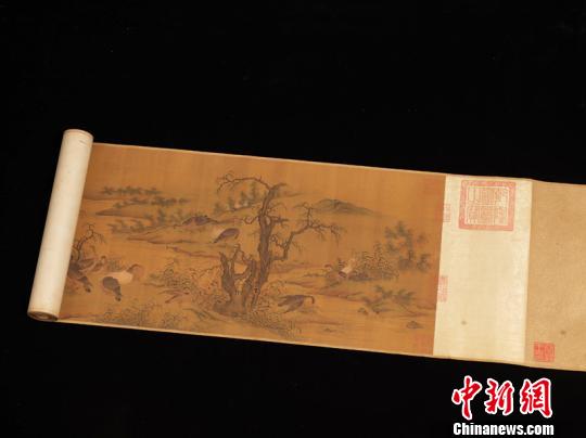 匡时2019春拍现宋画《芦雁图》曾为清宫旧藏著录《石渠宝笈》