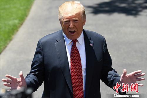 资料图:美国总统特朗普。 <a target='_blank' href='http://www.chinanews.com/'>中新社</a>记者 陈孟统 摄 点击进入下一页
