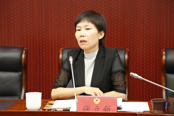 区委常委、副区长张立新讲话