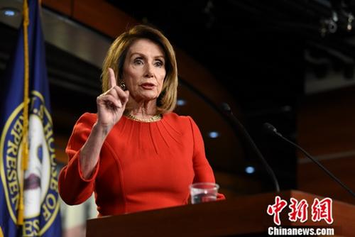 资料图：美国国会众议院议长、民主党人佩洛西。中新社记者 陈孟统 摄