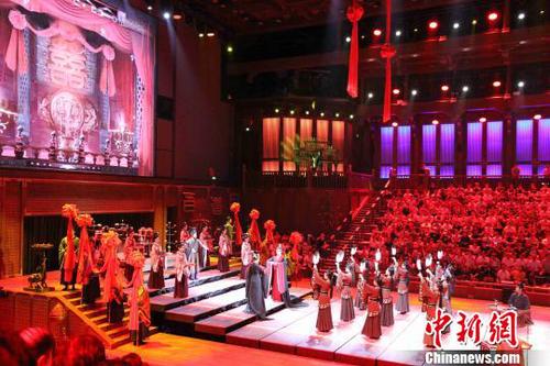 图为大婚仪典。　孙婷婷 摄