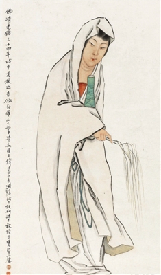 钱慧安《观音图》