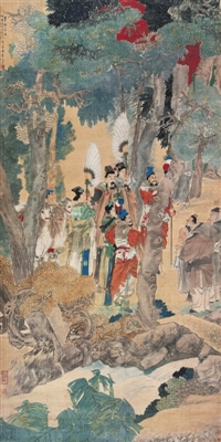 任伯年《华祝三多图》，西泠印社2011春拍会获价1.67亿元