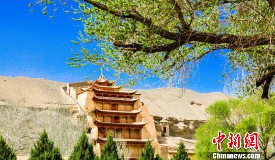 图为敦煌莫高窟。(资料图) 王斌银 摄