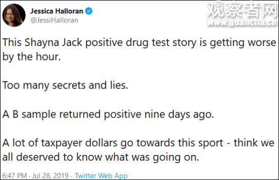 澳大利亚泳协:禁药事件令国家尴尬