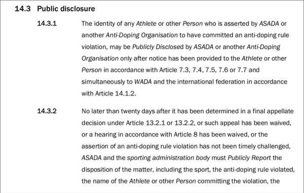 澳大利亚泳协:禁药事件令国家尴尬