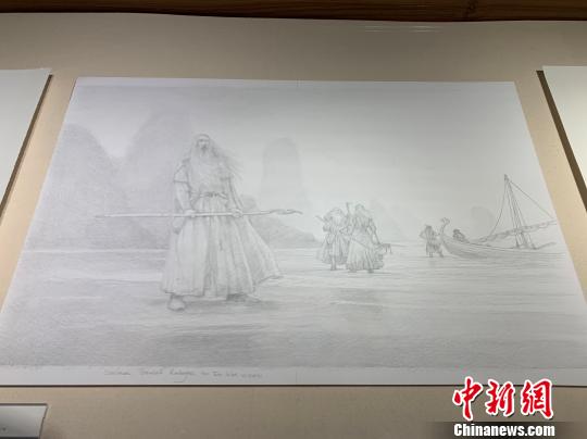 “中洲旅人——约翰·豪艺术展”?！】涤裾?摄