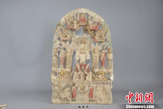 弥勒七尊像 邺城考古队供图 弥勒七尊像 邺城考古队供图