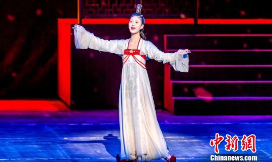 图为《金城公主》剧照——金城公主。《金城公主》剧场供图