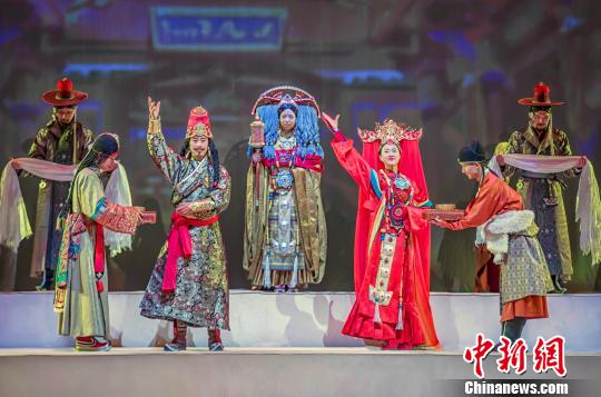 图为《金城公主》剧照。《金城公主》剧场供图