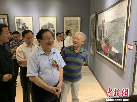 “同筑中国梦”庆祝新中国成立70周年书画展在京开幕