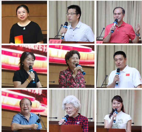 参与拍摄短片的盟员们积极发言。 民朝 摄影