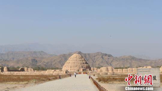 西夏陵遗址?！∮诰?摄