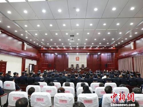 图为庭审现场。检察院供图