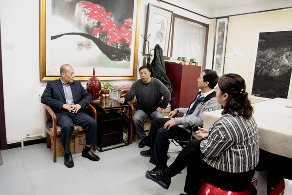 宋铁健主席带队走访慰问赵青仲委员 宋铁健主席带队走访慰问赵青仲委员