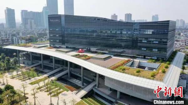 图为中山纪念图书馆外形。中山市委宣传部供图