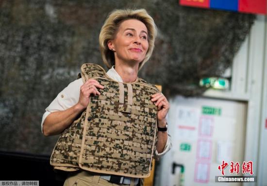 资料图片：冯德莱恩。