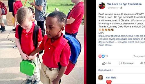 图为康纳(左)和克里斯汀(右)。图片来源：社交媒体截图。