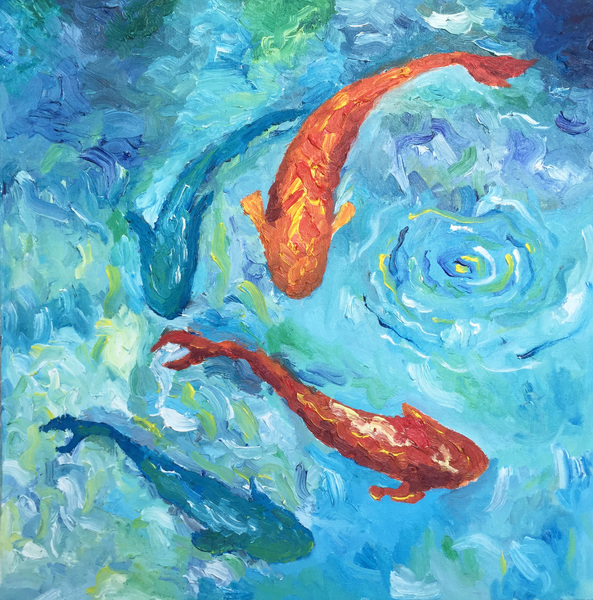 《水中浮影》学生姓名：田诗园