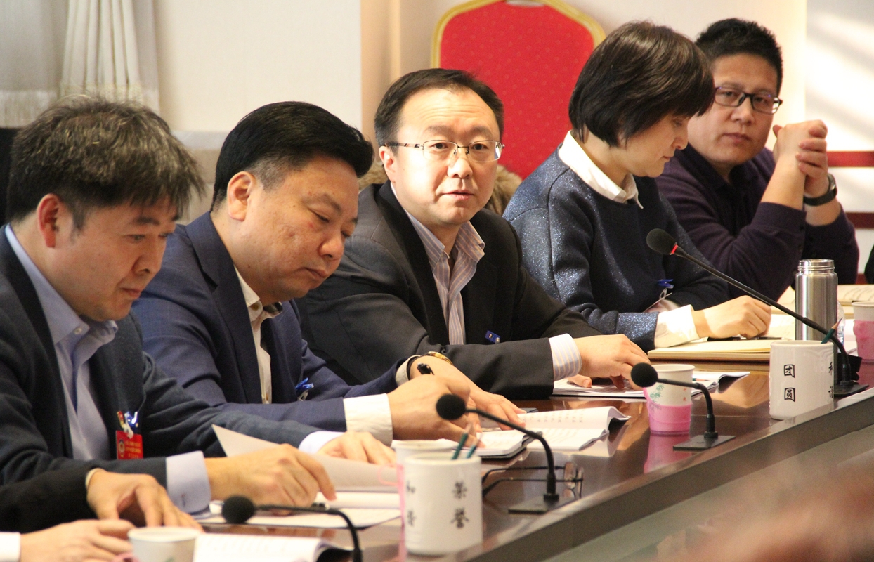 大兴区政协委员第一次分组讨论现场