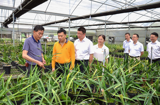 中国农业银行福建省分行行长黄海(左二)深入台企调研 中国农业银行福建省分行行长黄海(左二)深入台企调研