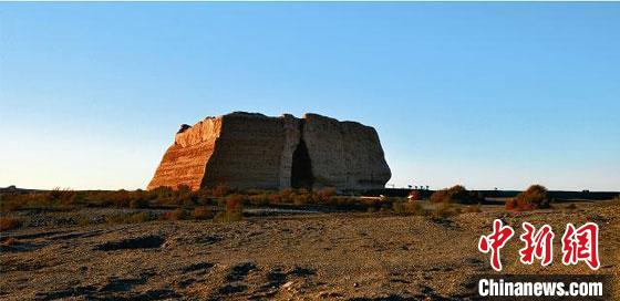 图为玉门关遗址。(资料图)甘肃省文物局供图