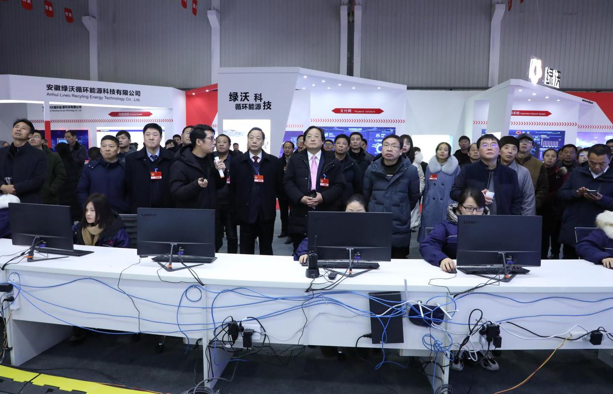 委员视察绿沃新能源产业园现场