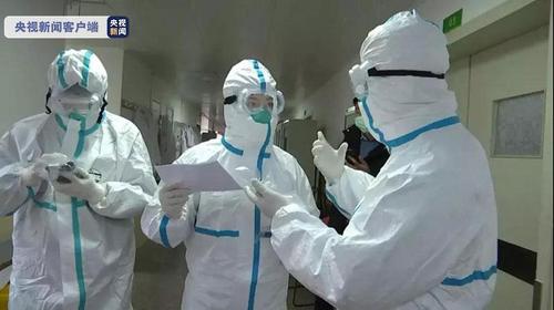 9 △华中科技大学附属同济医院（供图：总台央视记者 王涵 魏轶）