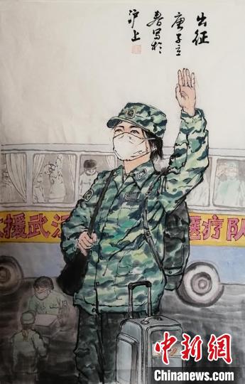 作品《出征》 趙彥青 摄 作品《出征》 趙彥青 摄