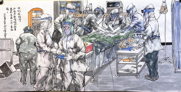 12 作者:贺昆 作品名称:《我们在战斗之一》 12 作者:贺昆 作品名称:《我们在战斗之一》