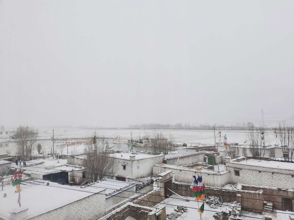 雪后的古荣镇 雪后的古荣镇