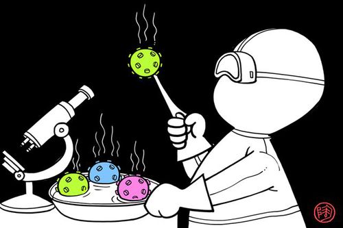 看看它究竟是什么“馅”      画 陶小明 看看它究竟是什么“馅”      画 陶小明