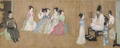 《韩熙载夜宴图》(局部) 点击进入下一页