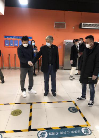 公区检测“1米线” 公区检测“1米线”