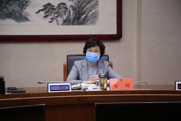 区委副书记、区长金晖讲话