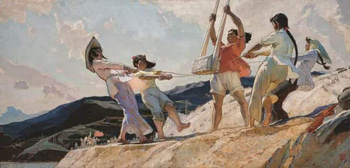 新中国绘画中的工农形象 新中国绘画中的工农形象