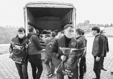 民盟重庆市铜梁区支部为太平镇坪漆村送去化肥等生产物资     民盟重庆市铜梁区支部为太平镇坪漆村送去化肥等生产物资