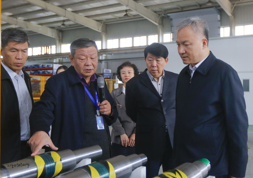 （二版7）2018年10月12日，尚斌义副主席带领经济委围绕推动滨海新区智能制造产业发展开展专题调研