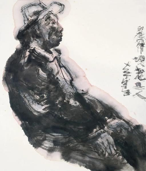 方土  河北塞罕坝林场写生之二  纸本设色  45×38cm