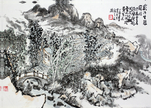 戴河生态图 32×45cm 靳东 戴河生态图 32×45cm 靳东