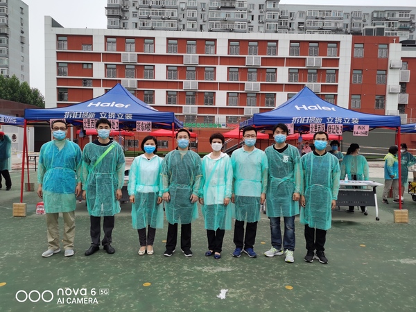 区政协机关下沉干部参与核酸检测志愿服务 区政协机关下沉干部参与核酸检测志愿服务