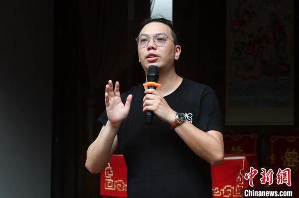 图为夏涛在会上致辞?！÷烂?摄