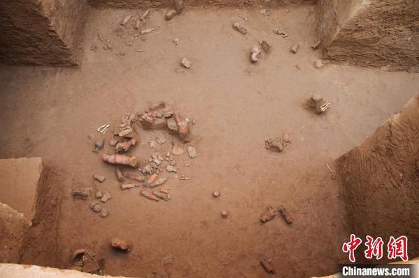 M7前室。陕西省考古研究院