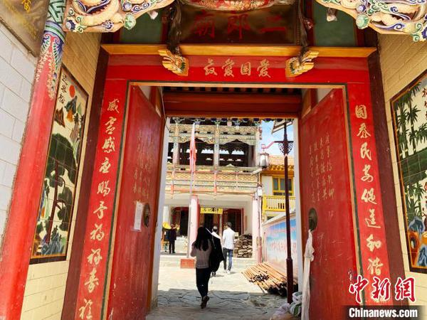图为道教的二廊庙。　孙睿 摄