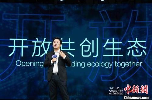 徐立在现场演讲。主办方供图