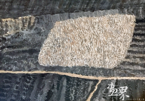 莜麦田 45×65cm 甄树刚 莜麦田 45×65cm 甄树刚