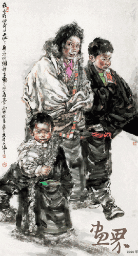 朝圣路-96×180cm-2016年-王-珂 朝圣路-96×180cm-2016年-王-珂