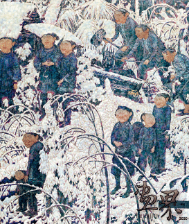 腊-月（局部1）230×210cm-2009年-陈孟昕