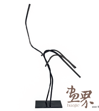 线条鹤（雕塑）